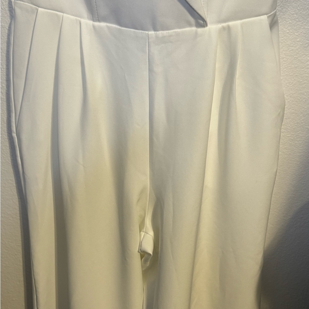 NWT Women’s Mora Fashion Formal White Jumpsuit size Large - Picture 4 of 14